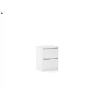 SIMPLE éjjeliszekrény 40 cm 2 fiók matt fehér