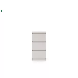 SIMPLE éjjeliszekrény 40 cm 3 fiók kasmír