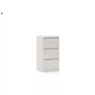 SIMPLE éjjeliszekrény 40 cm 3 fiók kasmír