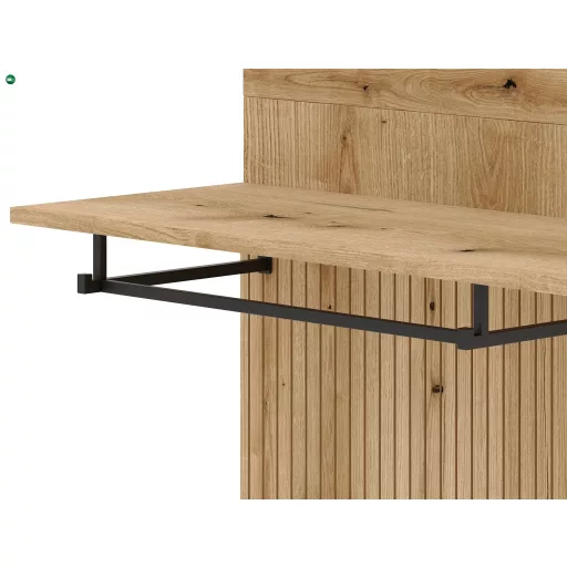 Előszoba bútor szett Evoke tölgy / tablila / grafit színkombinációban – NORDIC C