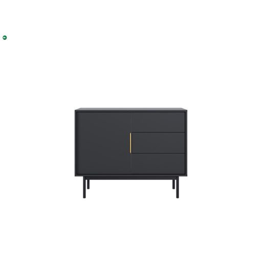 Elegán Komód Fekete Színben. VIVA VI03