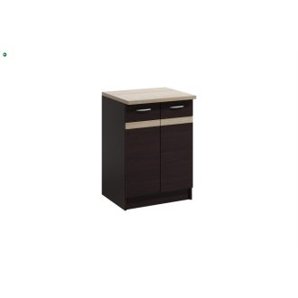   Konyhai Alsószekrény Sötét Sonoma Színben. LIVIA LV-11/D 60