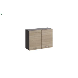   Konyhai Felsőszekrény Világos/Sötét Sonoma Színben. LIVIA LV-06/G 80