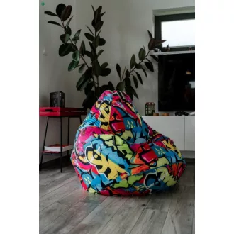   ZigZagBAG (klasszikus közepes méretű felnőtt babzsákfotel) (PUMA  puha tapintású, bútorszövet)